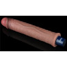 LoveToy Gode vibrant Softee Wizz 21 x 4cm Marron